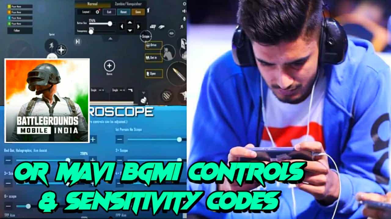 Mavi BGMI Sensitivity Settings And Controls Codes (Battlegrounds Mobile India)