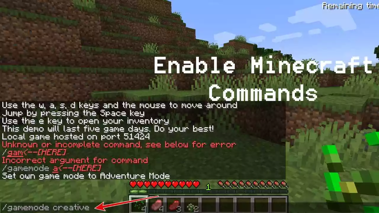 How To Turn On Commands In Minecraft Creative Pavan
