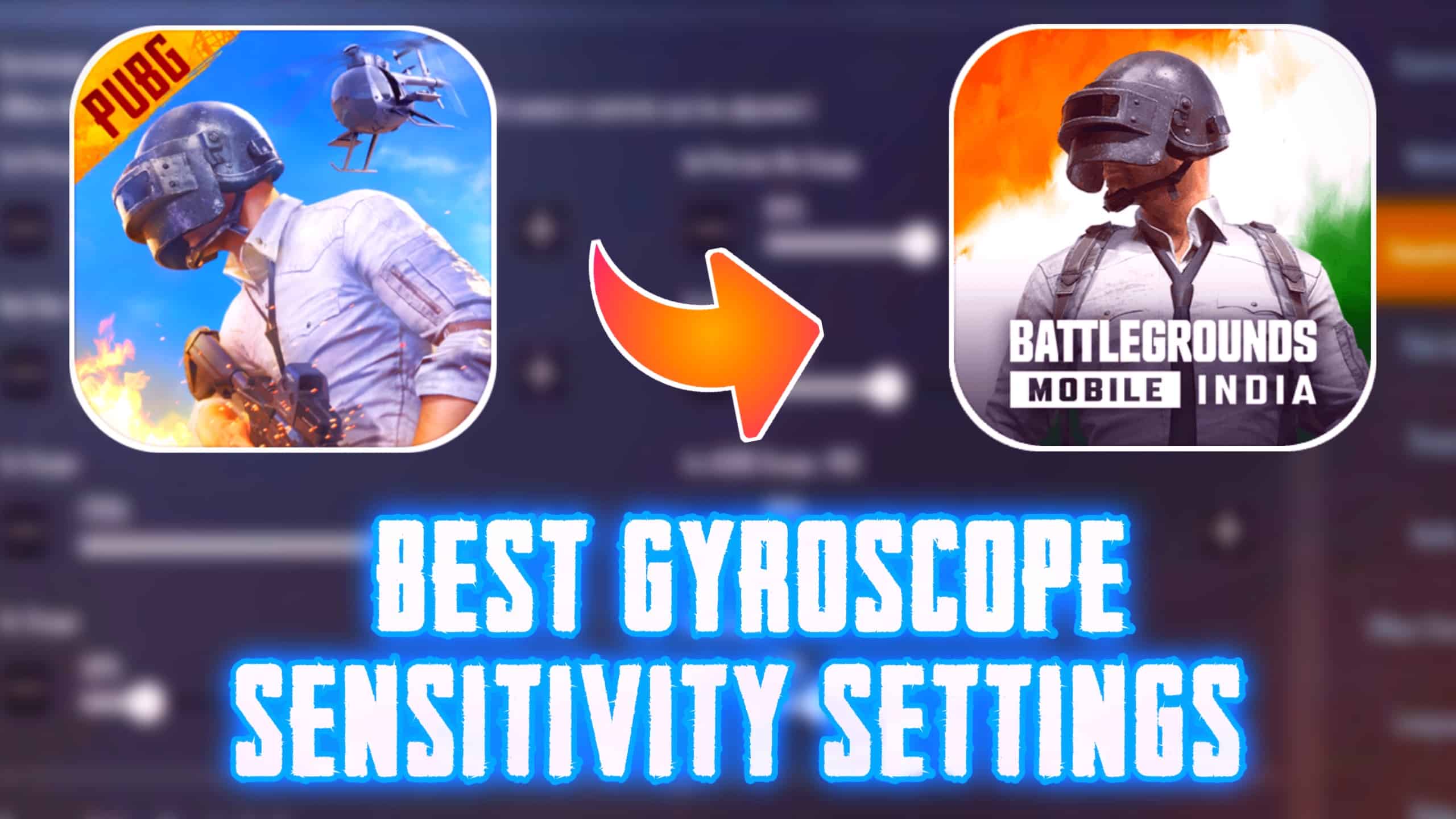 Best Gyroscope Sensitivity Settings BGMI/Pubg (No Recoil)