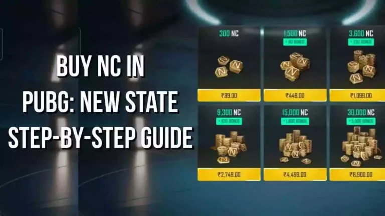How To Buy NC In PUBG New State Step-By-Step Guide?
