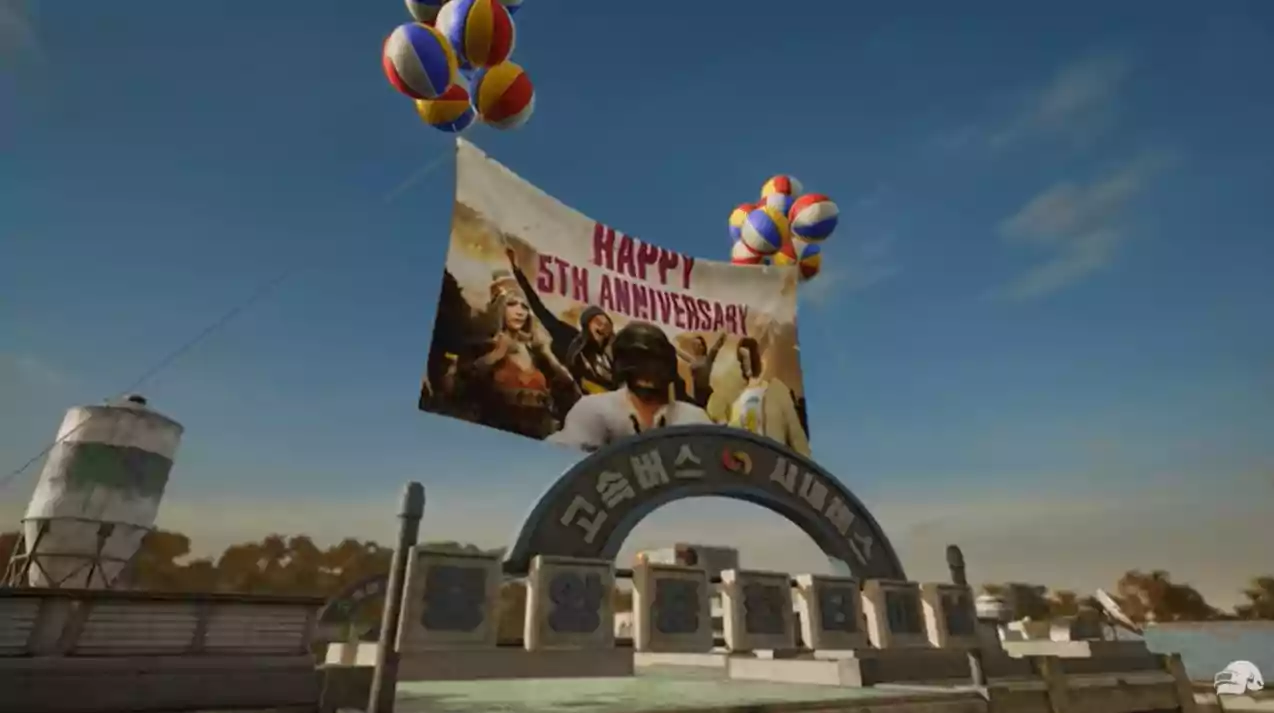 PUBG 5th Anniversary Decoration