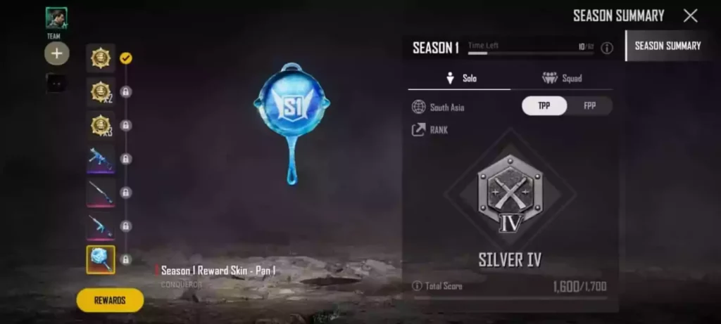 Season 1 Conqueror Tier Reward