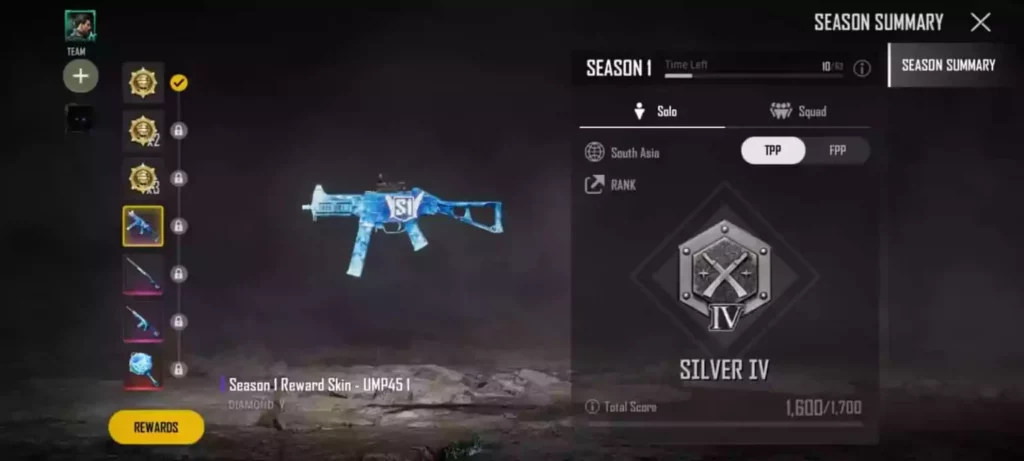 Season 1 Diamond Tier Reward