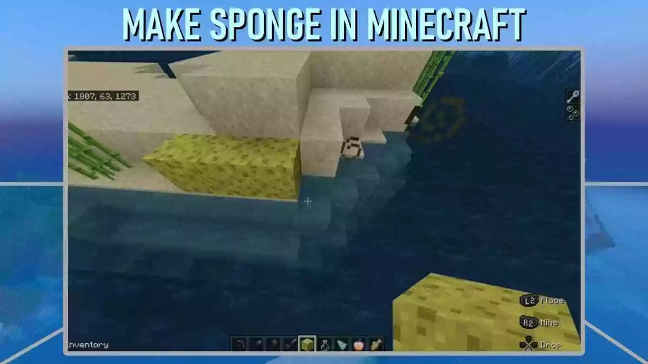 How To Make Sponge In Minecraft?