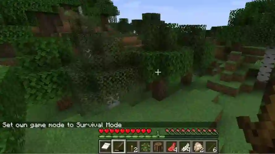 gamemode-changed-to-survival-mode