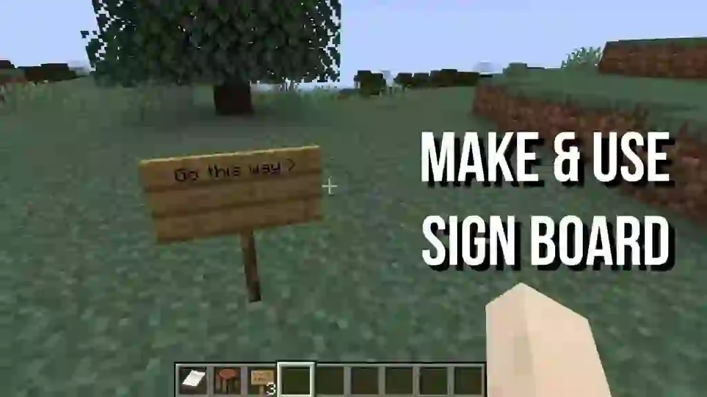 how-to-make-use-sign-board-in-minecraft