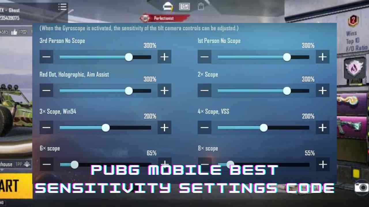 call of duty mobile best sensitivity settings code