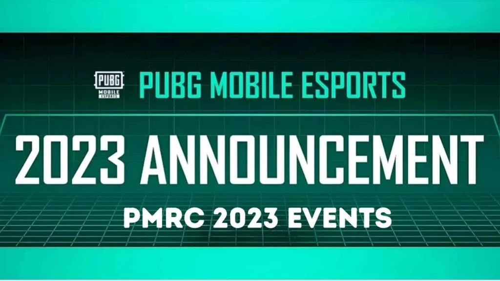PUBG Mobile Esports announces the upcoming PMRC 2023 events
