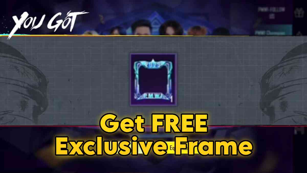 FREE Exclusive Frame in PUBG Mobile