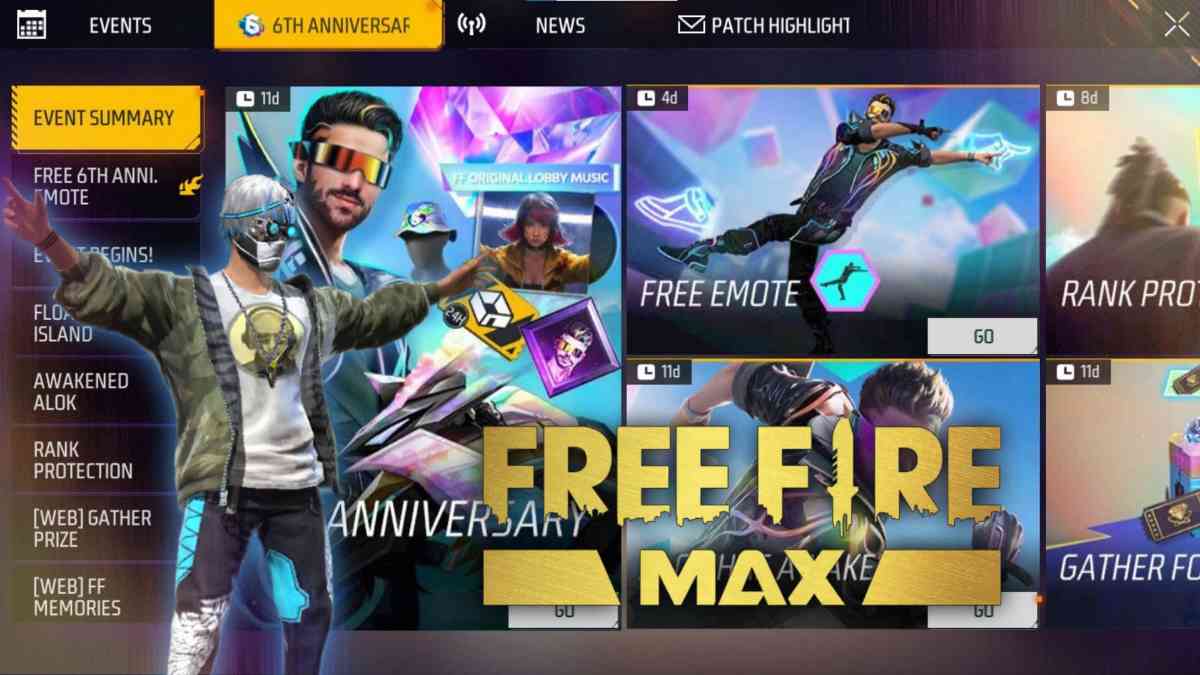 How to get free 6th Anniversary Celebration emote in Free Fire MAX