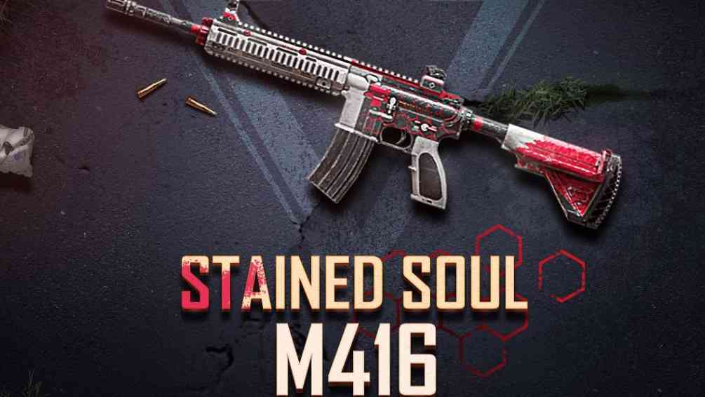 Krafton Brings Stained Soul M416 Skin in BGMI, Claim the Skin now