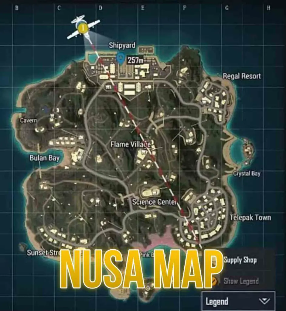 Top 3 Best Hot Drop Location in Nusa Map