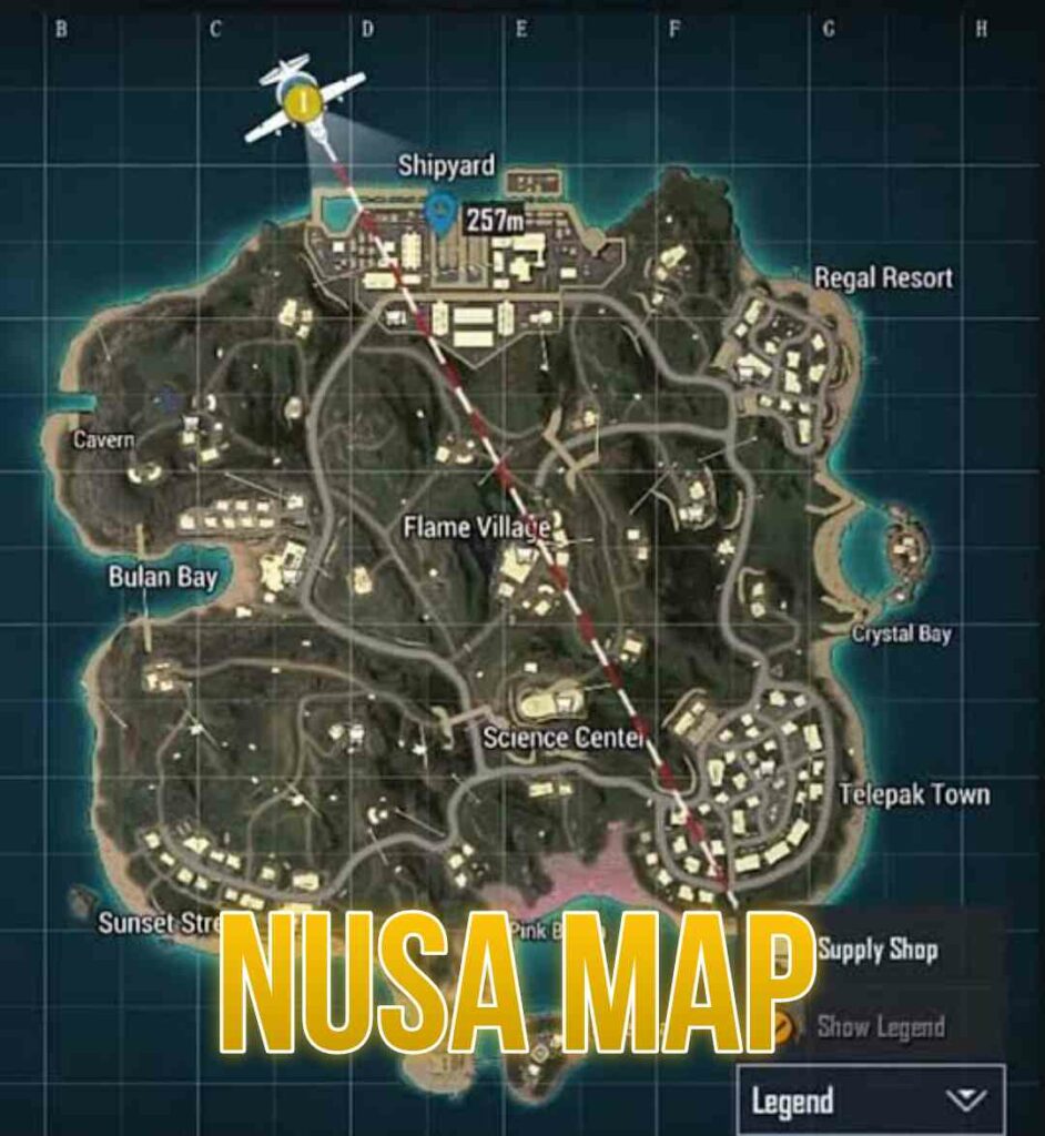 Top 3 Best Hot Drop Location in Nusa Map