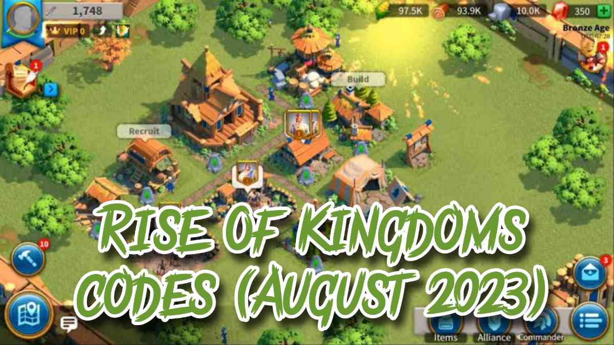 rise of kingdoms коды 2023