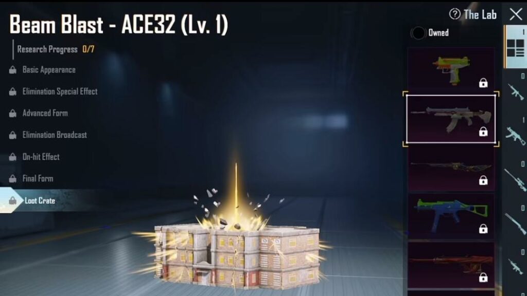 ACE32 Upgraded Skin Crate has Come in PUBG Mobile