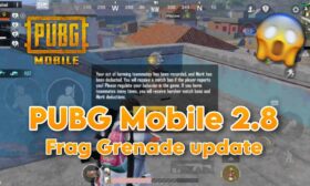 PUBG Mobile 2.8 Update will bring Frag Grenade update