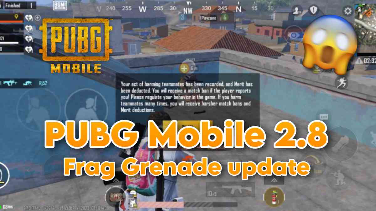 PUBG Mobile 2.8 Update will bring Frag Grenade update