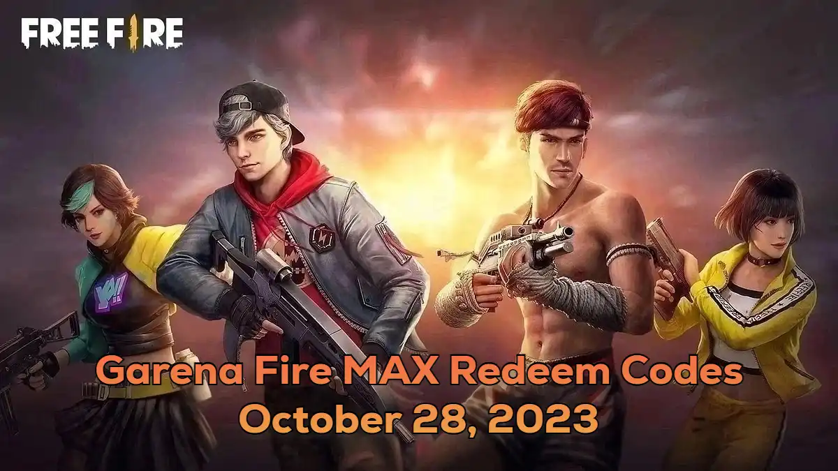 Garena Free Fire MAX Redeem Codes October 28, 2023 | Get Free Rewards