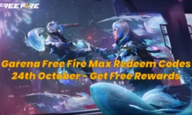 Garena Free Fire Max Redeem Codes 24th October - Get Free Rewards