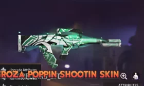 Latest Groza Poppin Shootin Skin: Free Fire Weapon Royale