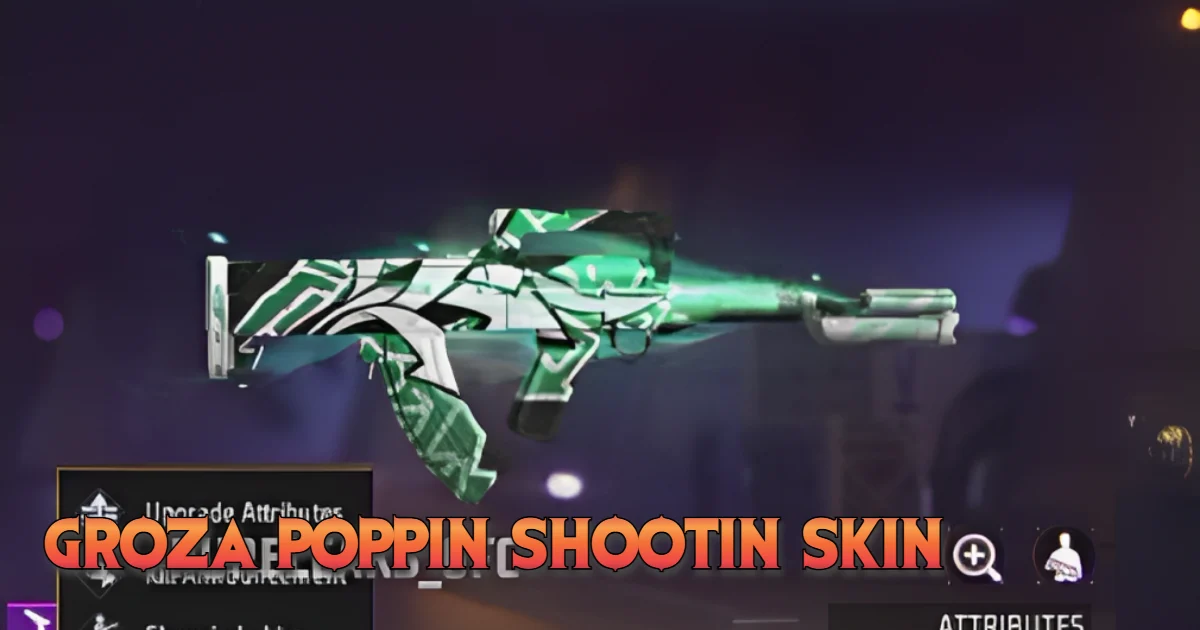 Latest Groza Poppin Shootin Skin: Free Fire Weapon Royale