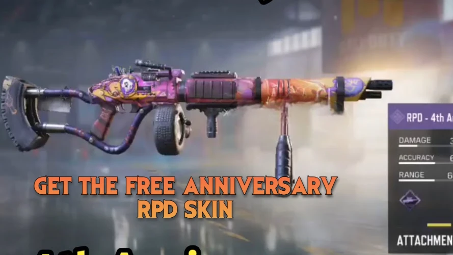 How to Get the Free Anniversary RPD Skin in COD: Mobile