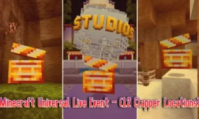 Minecraft Universal Live Event - (12 Clapper Locations)